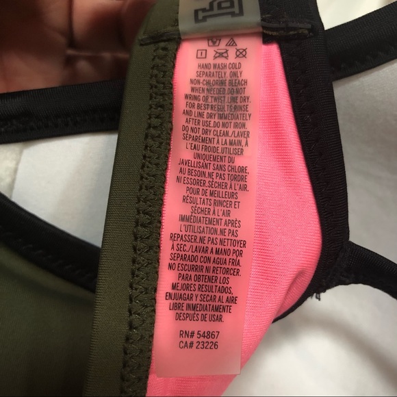 PINK Victoria's Secret Colorblock Strappy Cage Bikini Top - Picture 5 of 8